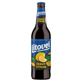 Litovel cerny citron nealko 0,5L 0,5%